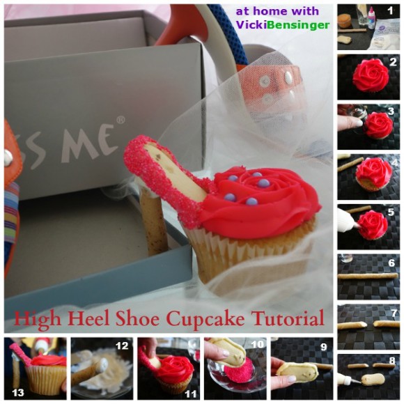High Heel Shoe Cupcake Tutorial