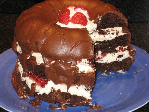 Chocolate Avalanche Cake