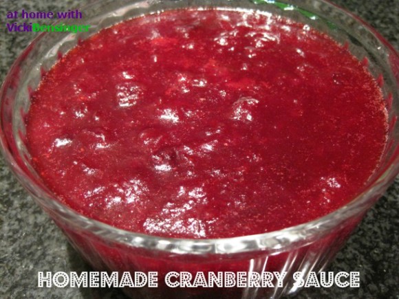 Homemade Cranberry Sauce