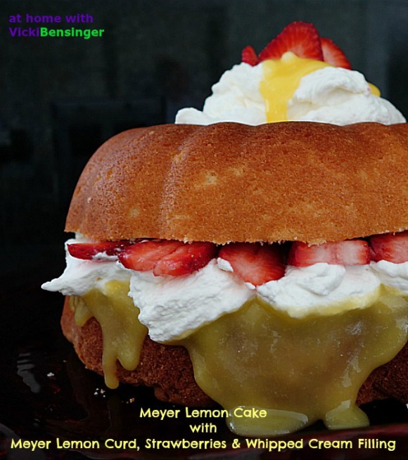 Meyer Lemon Curd Cake