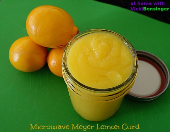 Microwave Meyer Lemon Curd