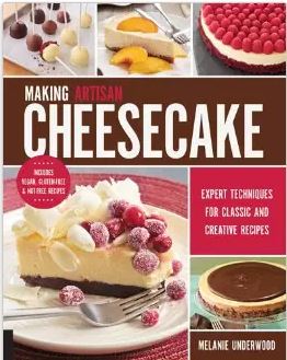 making artisan cheesecake 
