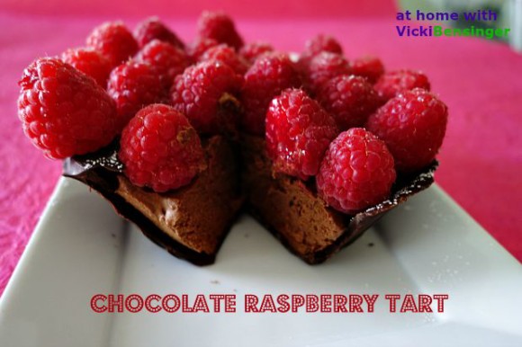 Chocolate Raspberry Tart 