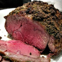 Herb Crusted Roast Prime Rib of Beef