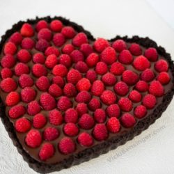 No-Bake Raspberry Chocolate Tart