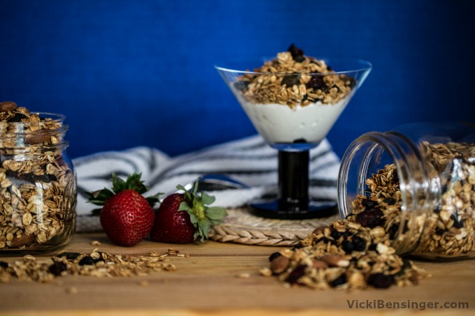 Homemade Granola with Dried Fruit & Nuts