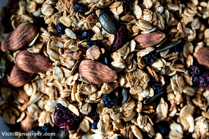 Homemade Granola with Dried Fruit & Nuts