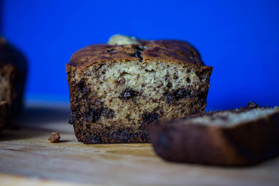 Super Moist Banana Bread with Chocolate Chips