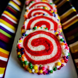 Raspberry Pinwheel Cookies