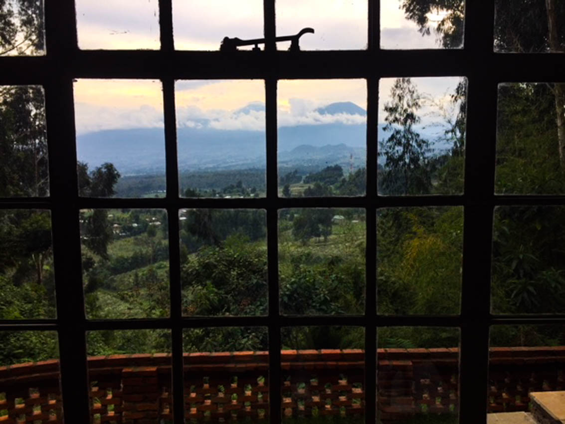 Sabyinyo Silverback Lodge - Rwanda, view from our room