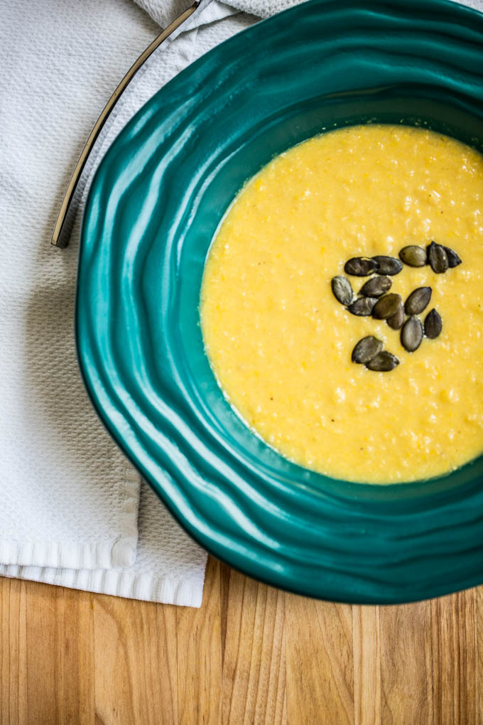 Corn & Yellow Pepper Soup