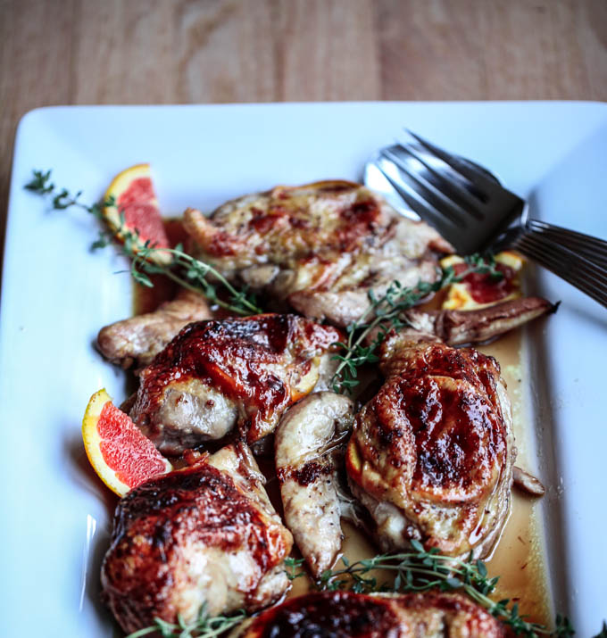Pomegranate Roasted Chicken Breasts