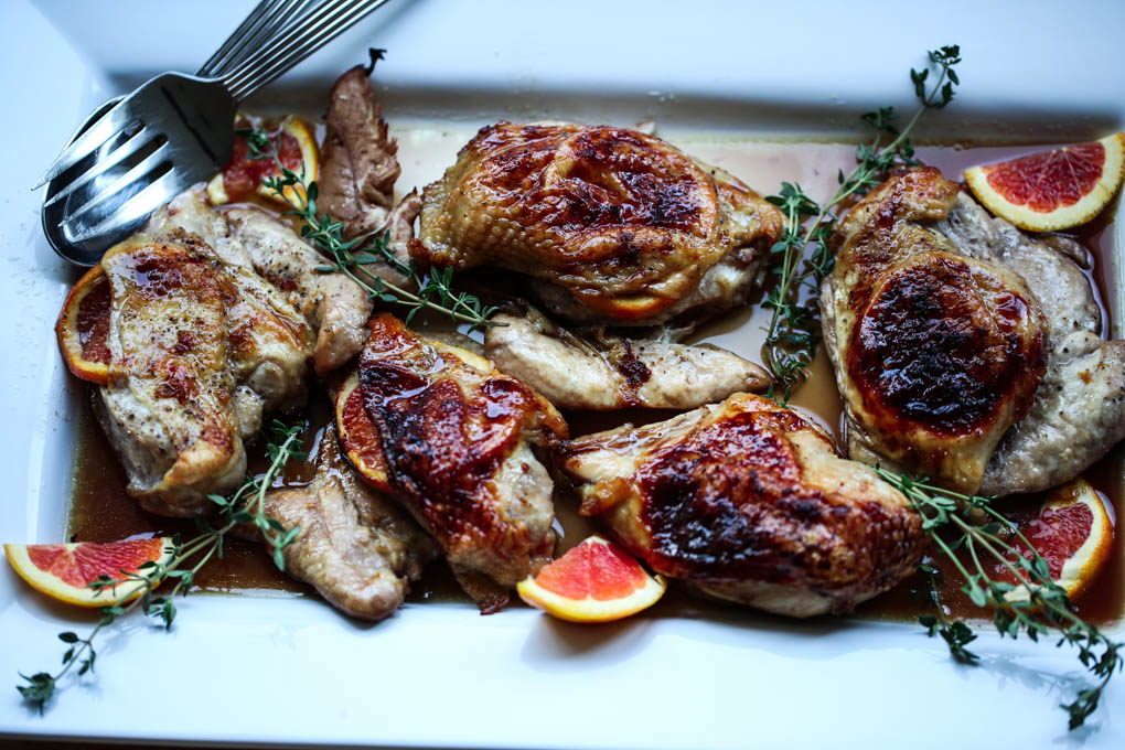 Pomegranate Roasted Chicken Breasts 