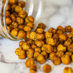 Antioxidant Rich Crunchy Chickpeas with Warming Spices