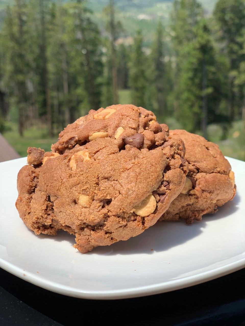 Mountainous Chocolate Peanut Butter Cup Cookies