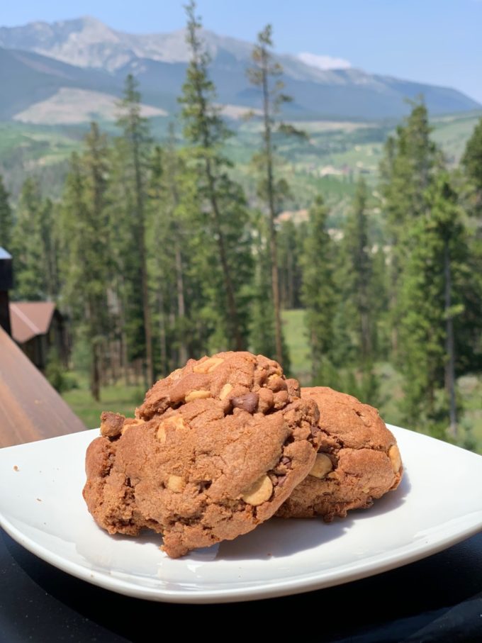Mountainous Chocolate Peanut Butter Cup Cookie